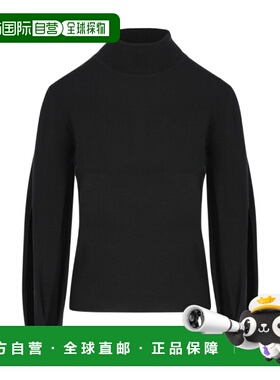 1h可退 CHLOÉ 女士针织毛衣 C23WMP24660001 AW2023 黑色 长袖毛