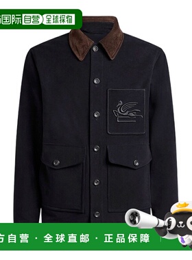 1h可退 ETRO 男士外套 MRBA008199TU5M0B0065 AW2025 黑色男装