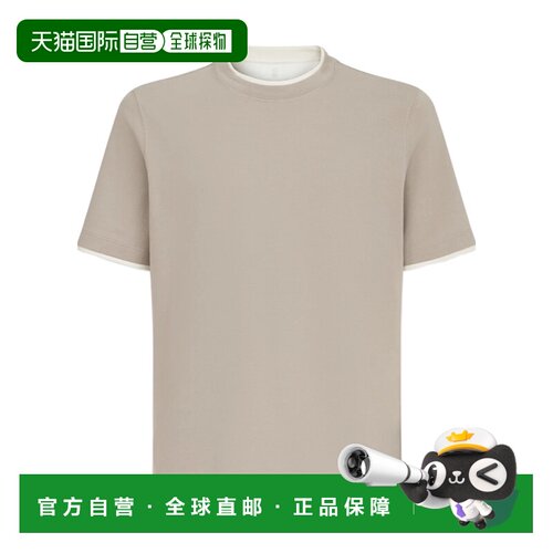 BRUNELLO CUCINELLI 男士T恤 M0B137427COA08 AW2026短袖