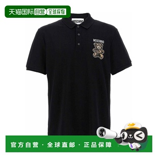 POLO衫 160102421555 SS2025 1h可退 Polo 男士 黑色 Shi MOSCHINO