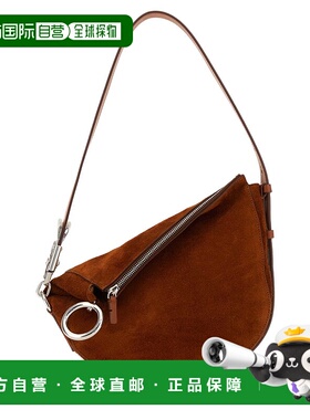 BURBERRY 女士单肩包 8075192B7668 AW2023 棕色 Maxi Hook Shoul