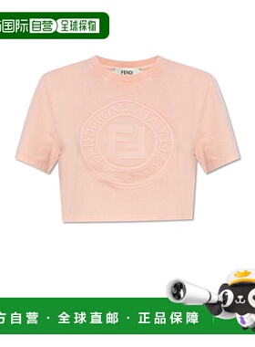 FENDI 女士T恤 FS9715ASNIF1RX7 SS2025 粉红色