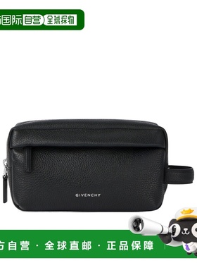 GIVENCHY 男士化妆包 BK60FWK18A001 SS2026 黑色 拉链洗漱包