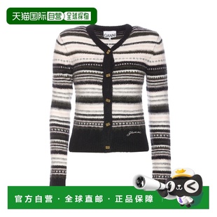 AW2024 K2326099 黑色 女士T恤 GANNI