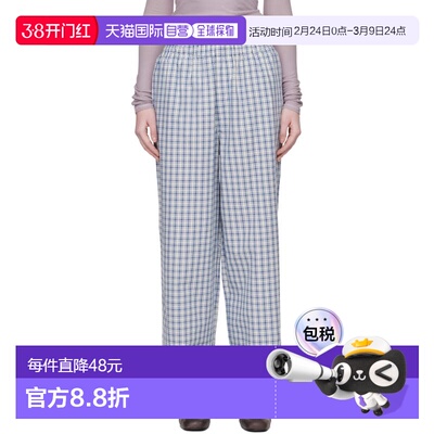 1h可退 潮奢 Baserange 女士 蓝色 Claude 长裤 PACLOCSP26休闲裤