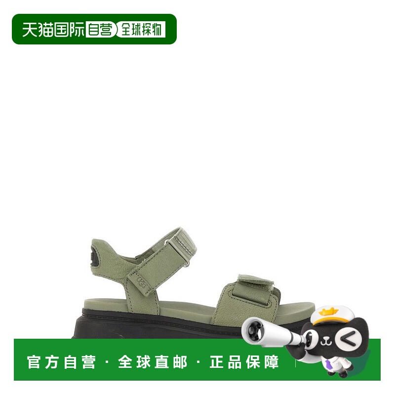 1h可退 潮奢 Ugg 女士 圆头厚底凉鞋 1136764 green绿色 舒适时尚