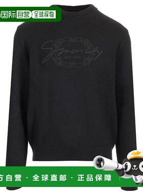 GIVENCHY 男士针织毛衣 BM90TW4YLC001 SS2025 黑色 SWEATER