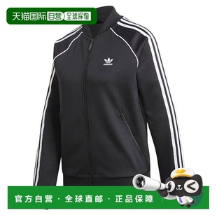 女士运动服 SSTTRACK GD2374BLACKWHITE 黑色 TOP AW2022 ADIDAS