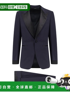 1h可退 TOM FORD 男士外套 2ESPT1WES01UCA AW2025 蓝色 Wool tux