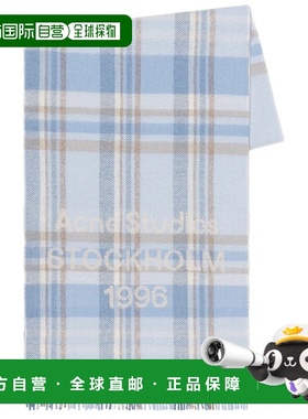 1h可退 潮奢 Acne Studios 艾克妮 女士 格纹提花围巾 CA0385