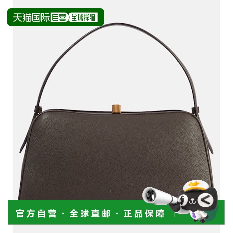 1h可退 潮奢 KHAITE 女士 Cate 皮革手提包 brown棕色 舒适时尚