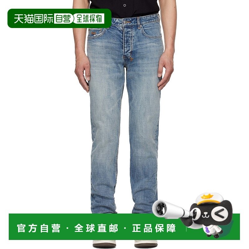1h可退 潮奢 Ksubi 男士 蓝色 Chitch Selvedge Blue Moon 牛仔裤