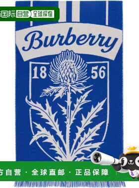 1h可退 潮奢 Burberry 巴宝莉 女士 蓝色 & 白色 Thistle Shield