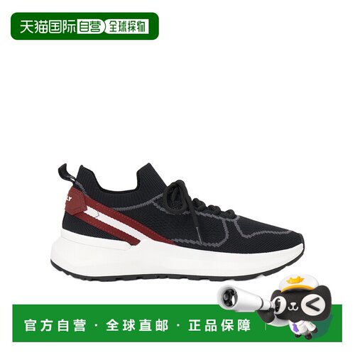 BALLY 男士运动鞋 6313186U901 AW2025 黑色 系带【付后1h可退】