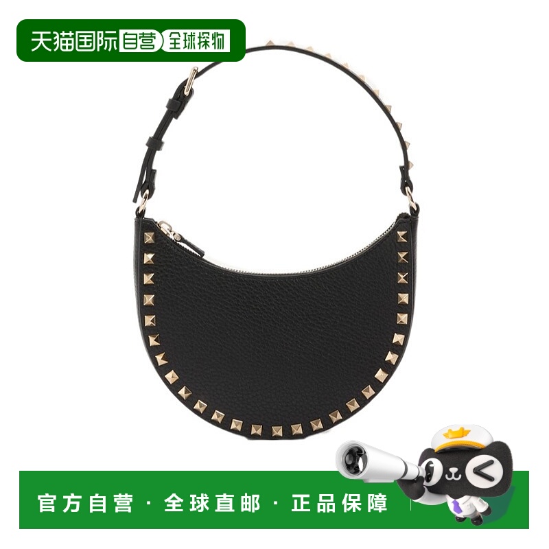 1h可退 VALENTINO 女士斜挎包 WP0AI7VSH0NO CO 黑色 徽标单肩包