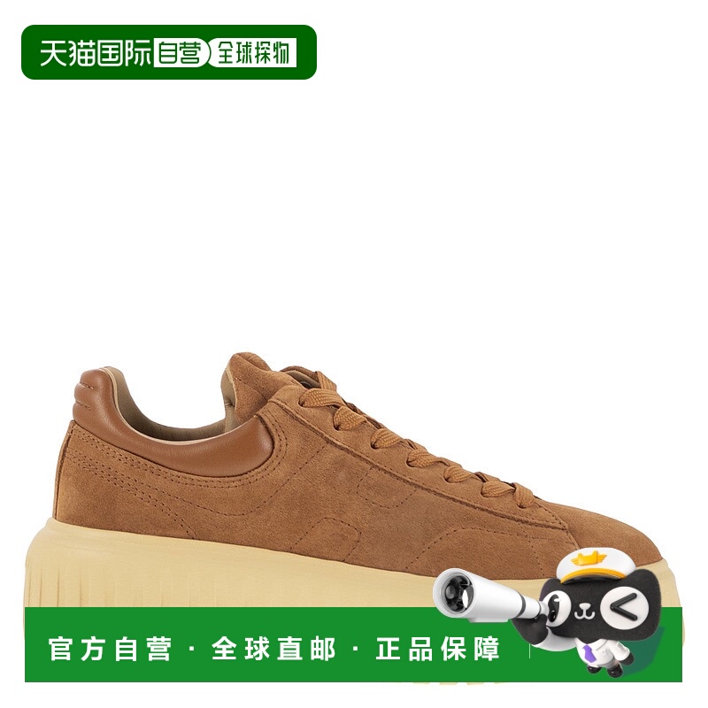 1h可退 潮奢 Hogan 女士 H-STRIPES 绒面革训练鞋 HXW6450FC6TPJQ