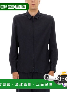1h可退 潮奢 armani 阿玛尼 男士 乔治 拉链衬衫 GM000057TE10459