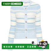 女士针织毛衣 K2257271 AW2024 GANNI 蓝色开衫