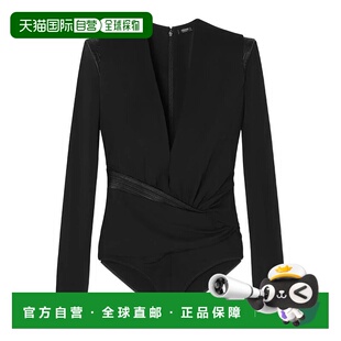 AW2025 1h可退 10219831A144751000 女士T恤 黑色 VERSACE