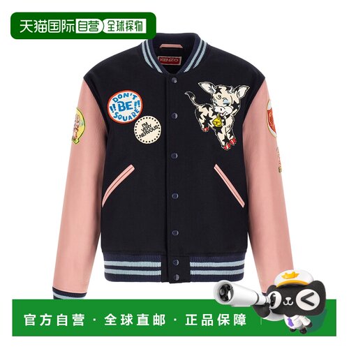 KENZO 男士夹克 FG55BL1839ON76 SS2026 花色 'KENZO Badges' jac