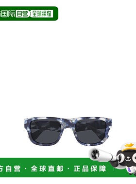 GUCCI 男士太阳镜 GG2009S002 AW2025 蓝色 几何框太阳镜古驰