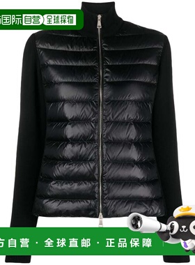 MONCLER 女士外套 J20939B00025M1131999 CO 黑色 加垫羊毛开衫羽