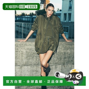 Work Bomber 飞行员宽松立领拉链夹克 alo 女款 yoga