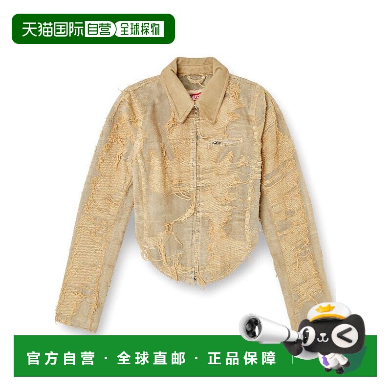 DIESEL 女士西服 A17937007AZ33S SS2025 花色 长袖牛仔外套