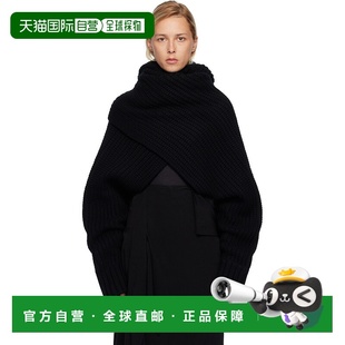 女士 黑色 高领毛衣 潮奢 2508 Pullover Sacai Knit 1h可退 Wool