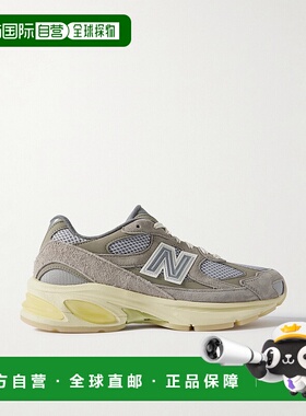 1h可退 潮奢 New Balance  女士 2010 Days 灰色橡胶山羊皮边网纱