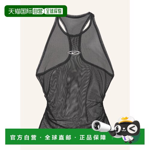 NIKE 女士运动背心 100312074113000 CO 黑色 Mesh Top SPORTSWEA