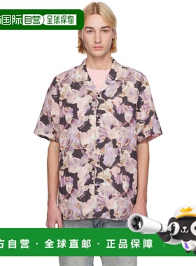 1h可退 潮奢 Ksubi 男士 紫色 & 灰色 Painted Resort 衬衫 MFA24