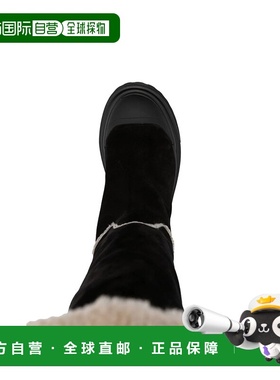 HOGAN 女士靴子 GYW6190FE509N00L0O AW2023 黑色厚底鞋长筒靴