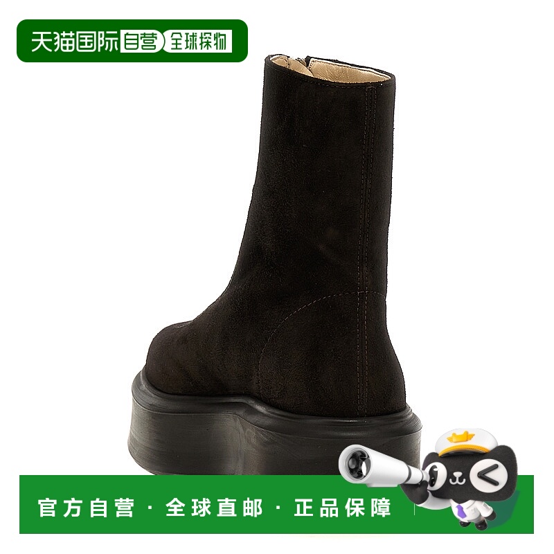 1h可退 THE ROW 女士靴子 F1144L25DBR AW2025 棕色 THE ROW BOOT