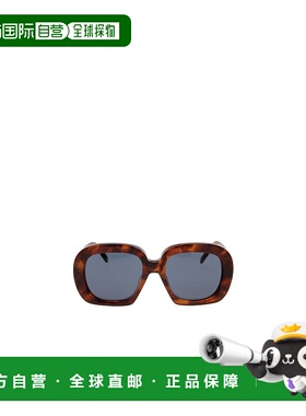 1h可退 LOEWE 女士眼镜 LW40113U53V CO 灰色 LW几何形太阳镜