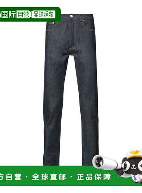 A.P.C. 男士牛仔裤 COZZIM09047IAI AW2024 黑色 直筒牛仔裤