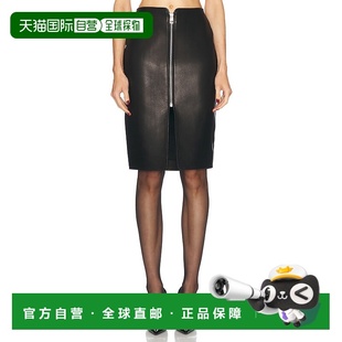 潮奢 拉链皮革半身裙 The 女士 TS7034b包臀裙中裙 Sei 1h可退