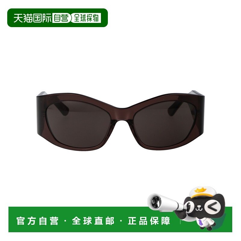 1h可退 BALENCIAGA 女士眼镜 BB0329S004 SS2025 黑色 几何框太阳