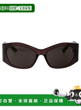 1h可退 BALENCIAGA 女士眼镜 BB0329S004 SS2025 黑色 几何框太阳