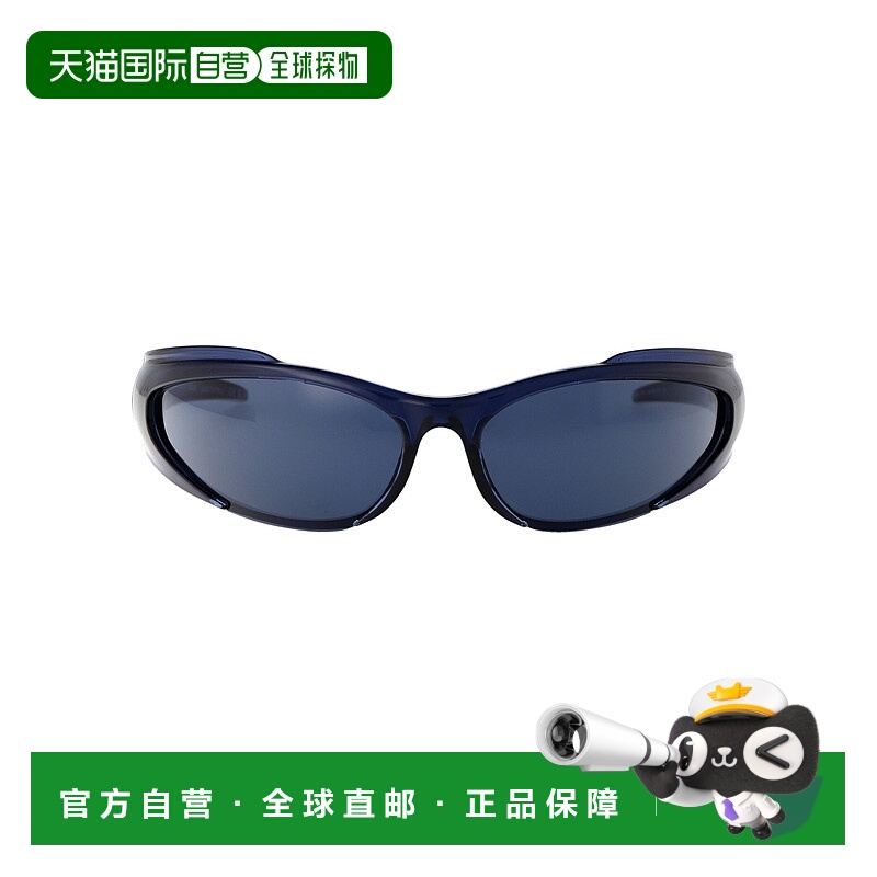1h可退 BALENCIAGA 男士太阳镜 BB0253S003 AW2023 蓝色巴黎世家