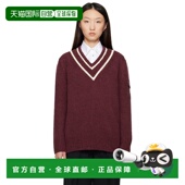 盟可睐 女士 Padded 1h可退 酒红色 Moncler Neck 潮奢 毛衣