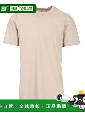 RICK OWENS 男士T恤 RU02E1264JA08 AW2025 灰色 LEVEL T T-SHIRT