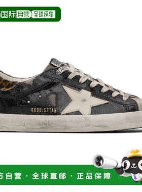 1h可退 潮奢 GOLDEN GOOSE 男士 黑色 Super-Star Classic 运动鞋