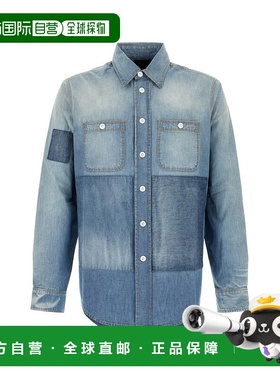 GIVENCHY 男士衬衫 BM613T5YCL452-2 SS2025 蓝色 Givenchy Shirt