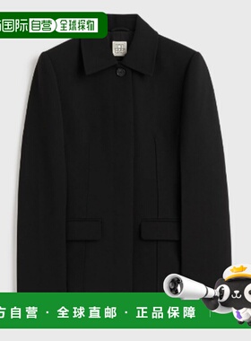 1h可退 潮奢 toteme 女士 TOTEME PRE 黑色夹克 261WRZ0068FB0307