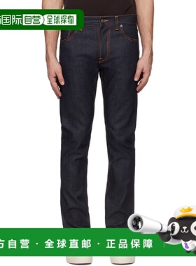 1h可退 潮奢 Nudie Jeans 男士 海军蓝 Lean Dean 牛仔裤 112019