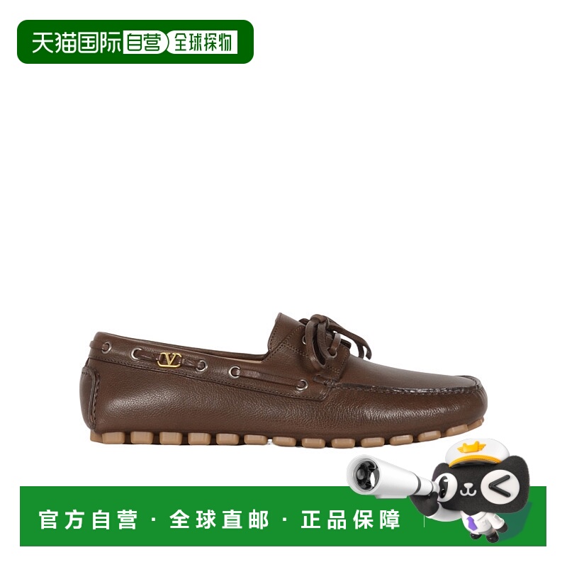 1h可退 VALENTINO 男士商务休闲鞋 YS0J59PNJZWX SS2025 棕色
