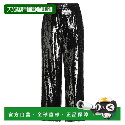 THEORY 希尔瑞 女士 休闲长裤 black黑色 舒适时尚休闲裤阔腿裤