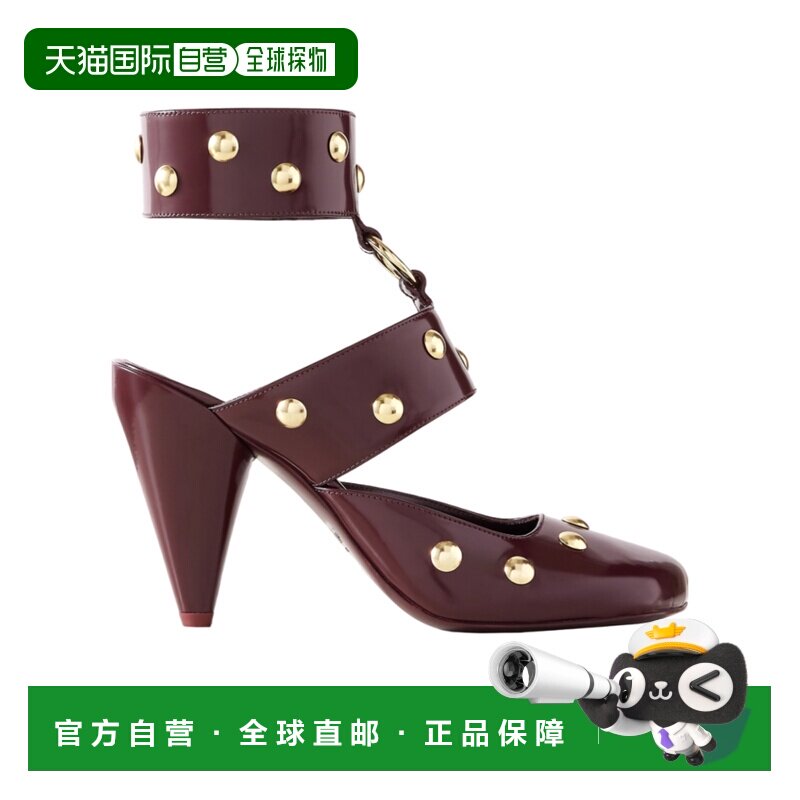 CHLOÉ 女士凉鞋 C24W05POL56D AW2024 红色 Jade高跟凉鞋