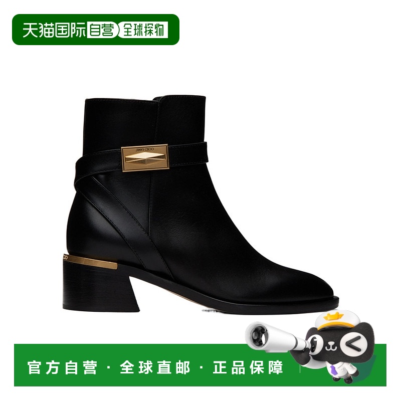 1h可退 JIMMY CHOO 女士高跟鞋 DIANTHA45BDYBLACKGOLD AW2024